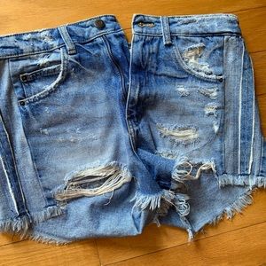 Zara denim shorts